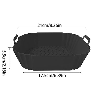 Reusable Silicone Air Fryer Liners & Basket Inserts