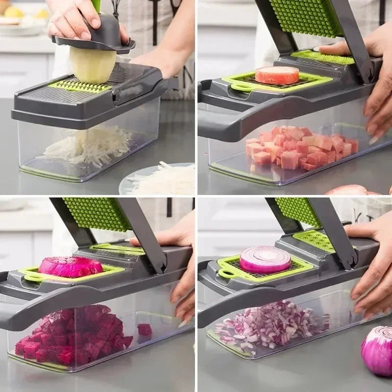 14-in-1 Multifunctional Vegetable Chopper & Grater