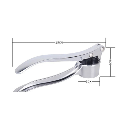 Stainless Steel Garlic Press & Smasher