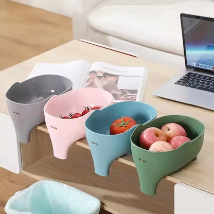 Elephant-Shaped Multi-Functional Kitchen Drainage Basket