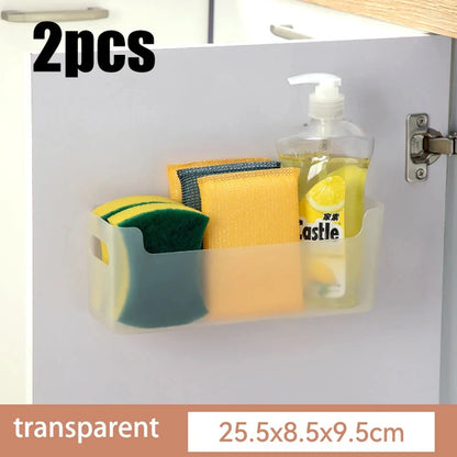 Wall-Mounted Kitchen Cabinet Organizer for Cling Film and Storage Bags