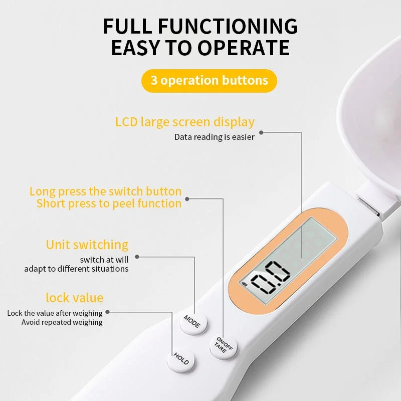 Mini Digital Spoon Scale with LCD Display