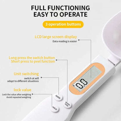 Mini Digital Spoon Scale with LCD Display