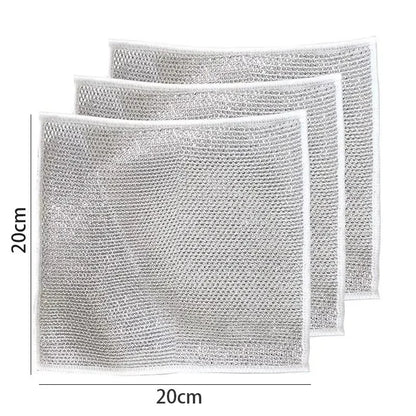 10-Piece Silver Wire Magic Dishcloth Set