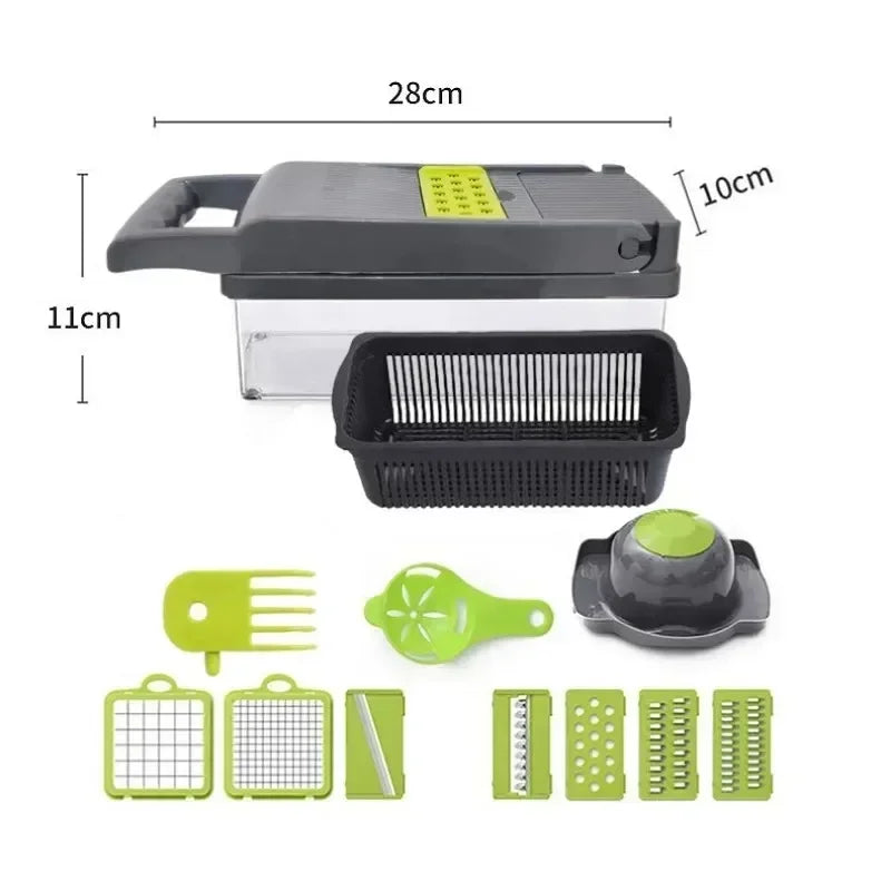 14-in-1 Multifunctional Vegetable Chopper & Grater