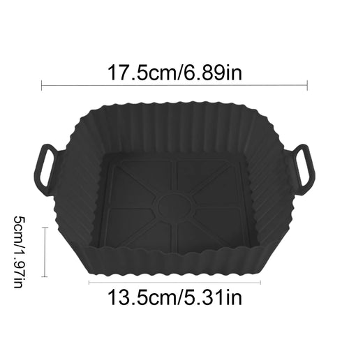 Reusable Silicone Air Fryer Liners & Basket Inserts