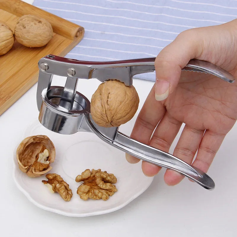 Stainless Steel Garlic Press & Smasher