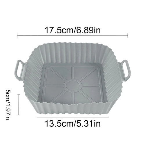 Reusable Silicone Air Fryer Liners & Basket Inserts