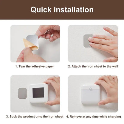 Motion Sensor LED Night Light – USB Rechargeable