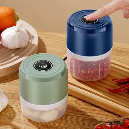 Electric Mini Food Chopper and Garlic Crusher