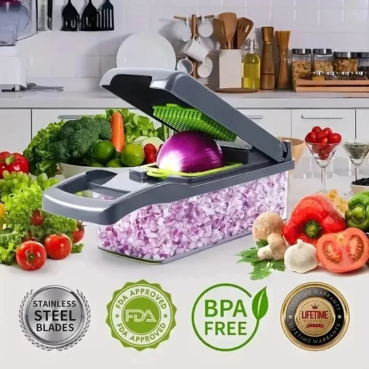 14-in-1 Multifunctional Vegetable Chopper & Grater