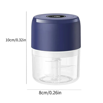 Electric Mini Food Chopper and Garlic Crusher