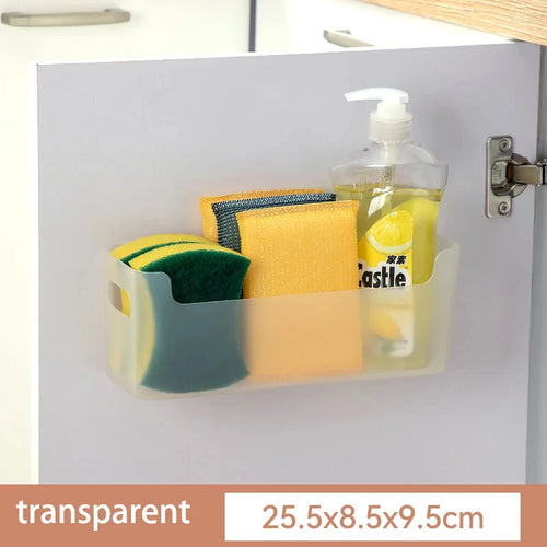 Wall-Mounted Kitchen Cabinet Organizer for Cling Film and Storage Bags